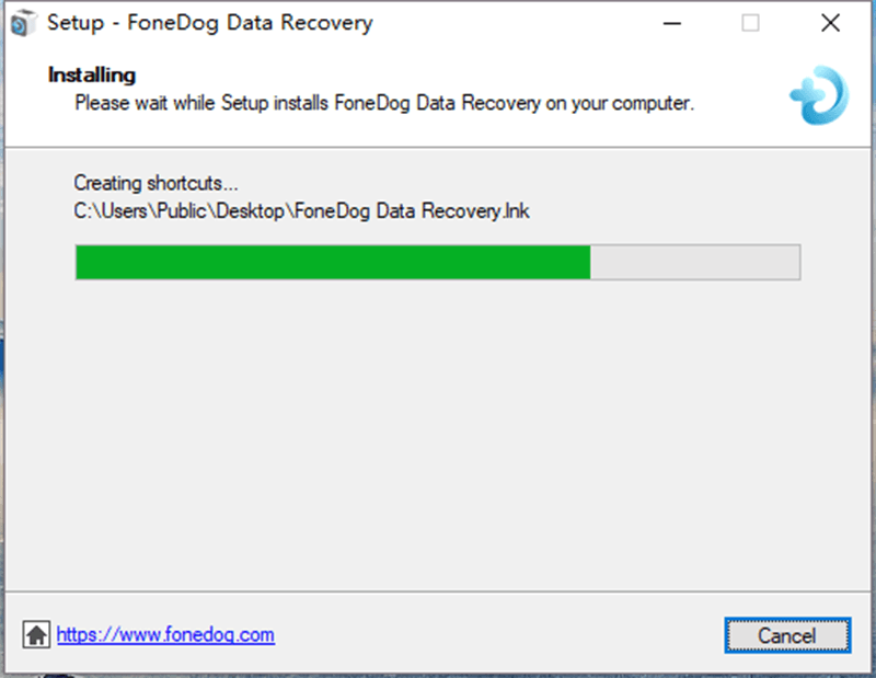 iBeesoft Data Recovery の最良の代替品: FoneDog Data Recovery - インストール