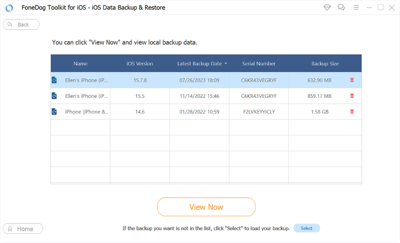 コンピュータとAndroidまたはiPhone間でWeChatファイルを転送するFoneDog iOS Restore View Now