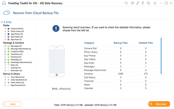 Icloud Backupのダウンロード