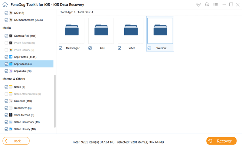 Best Method – FoneDog iOS Data Recovery to Get Videos Back That I Deleted on iOS