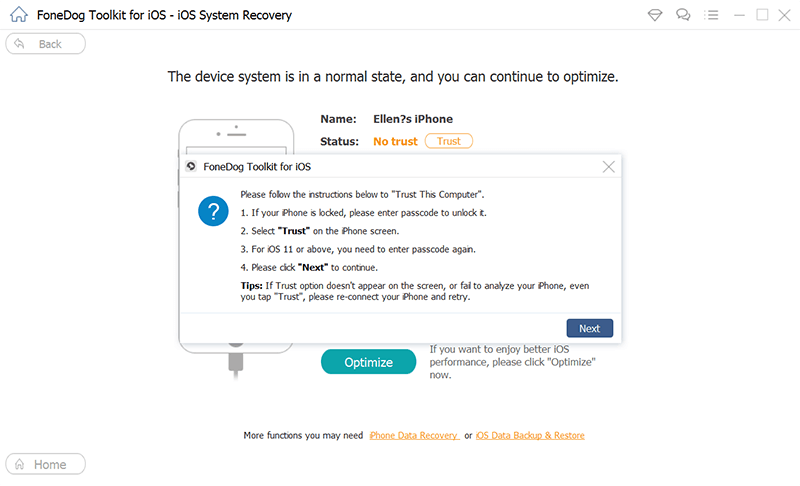 iPhone 6をコンピュータに接続する