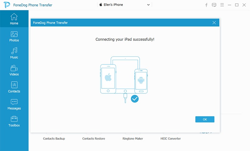 iPadとiPhoneを正常に同期する