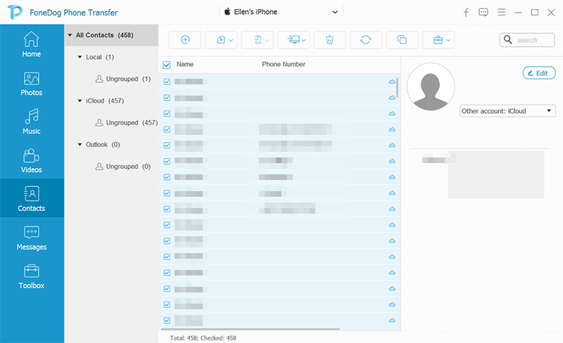 ワンクリックでiPhoneからiPadに連絡先を同期