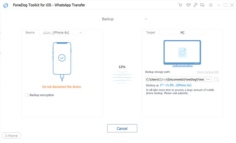 iPhoneをPCに接続します