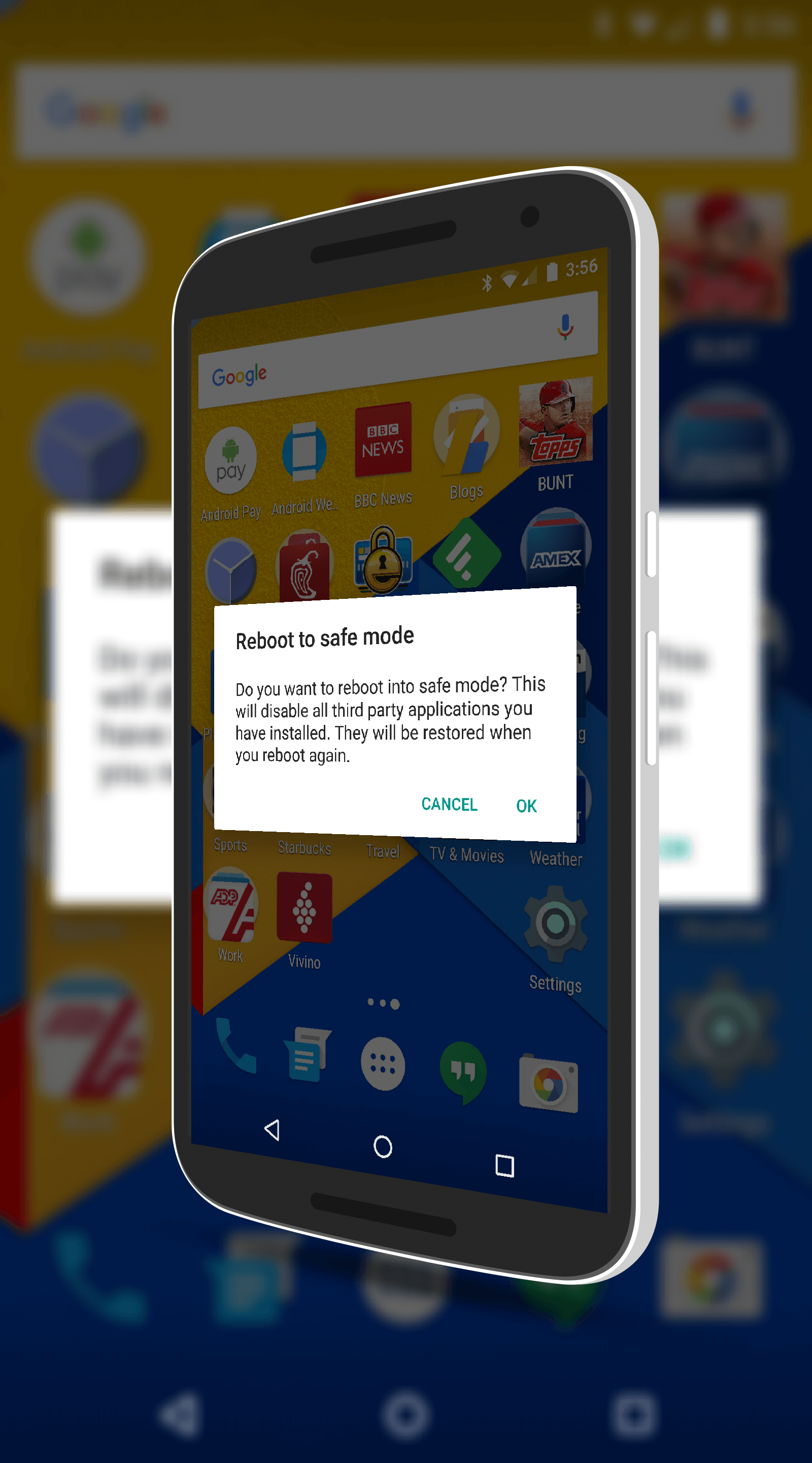 Galaxy Note 4をセーフモードで再起動して、データを失うことなくロックを解除します