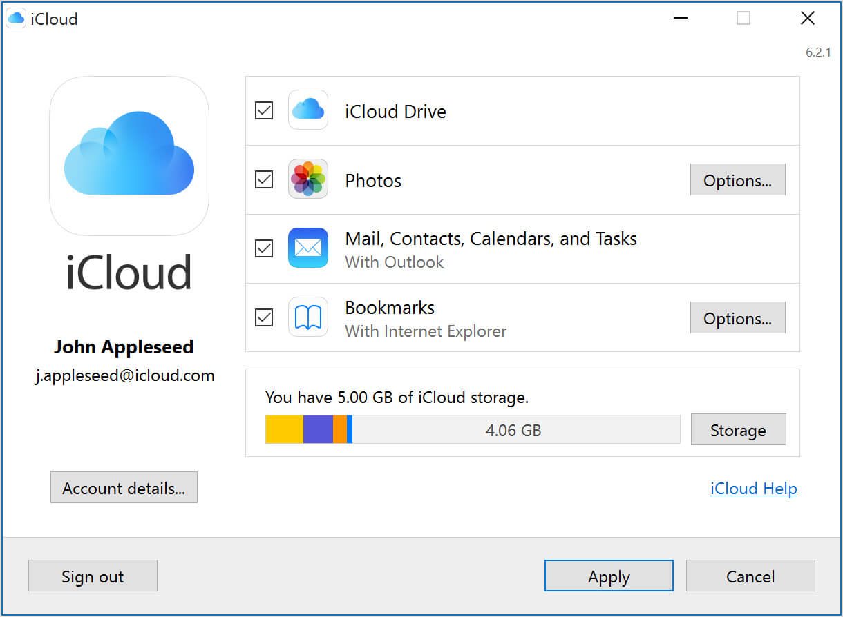 iCloudプロセスがiCloud 5GBを取る時間