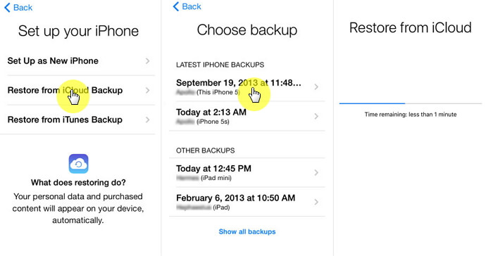 復元 -  iphone-data-from-icloud-backup