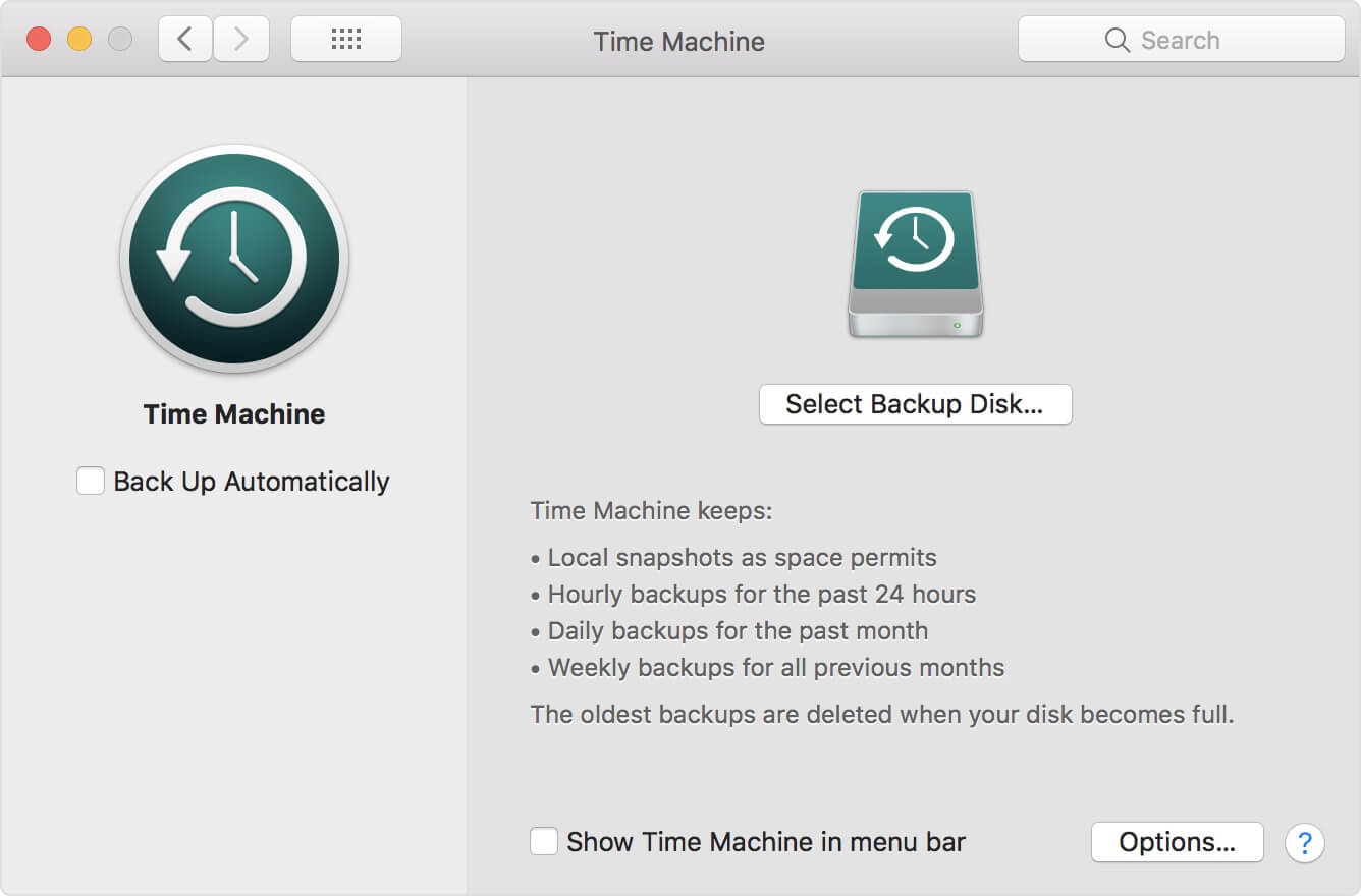 Time Machineを使用してMacで削除された履歴を復元する