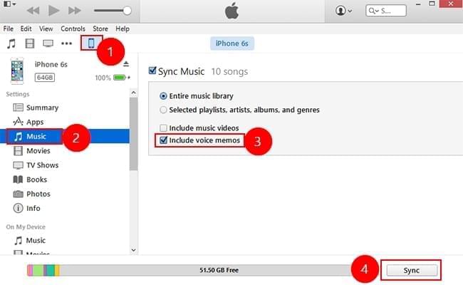 iTunesを使用してiPhoneでボイスメモをバックアップする方法