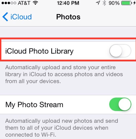 iCloudを使用して古いiPhoneから新しいiPhoneに写真を転送する