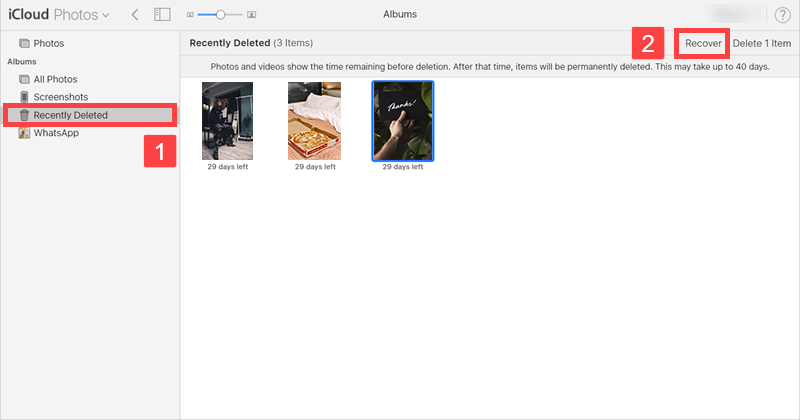 Macで削除された写真をiCloudバックアップから回復する