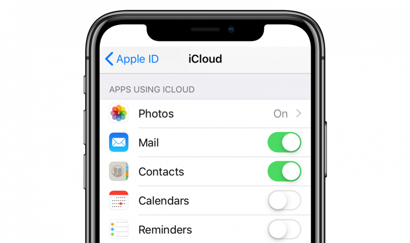 iCloudを使用してiPhoneからMacに連絡先を同期する