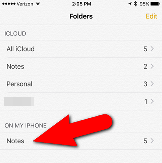 iPhoneのメモが同期しない問題を修正：メモをiCloudに移動