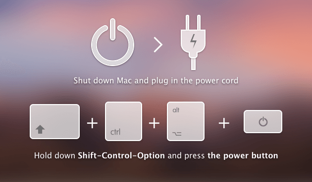 SmcリセットMacbookスピードアップSierra