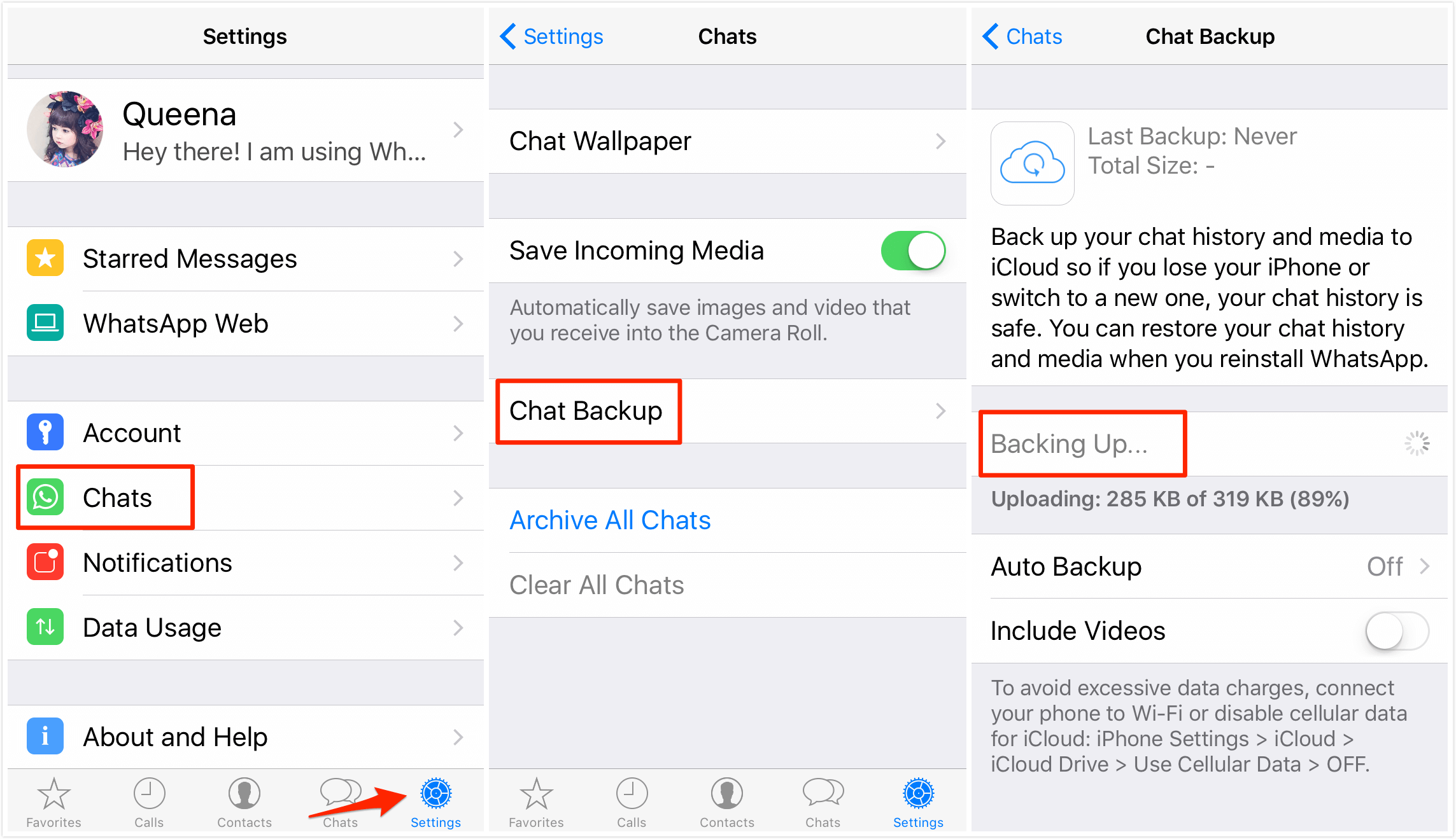 バックアップ -  whatsapp-data-on-iPhone