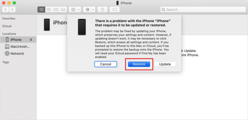 iTunesを使用してiPhone XRをオンにできない