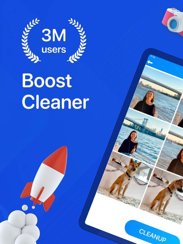 iPhone用クリーニングツール：Boost Cleaner