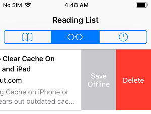 iPhoneで読書リストをクリアする方法