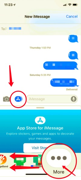 iPhoneからiMessageアプリを手動で削除する