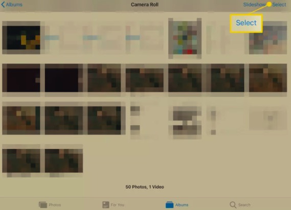iPadから複数の写真を削除する方法