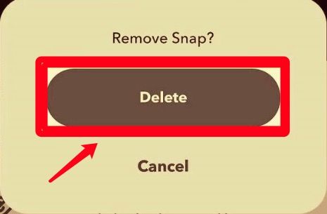 メモリーからSnapchatの写真を手動で削除する