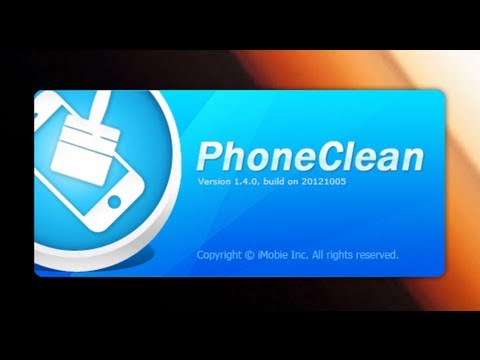 iPhone用クリーニングツール：PhoneClean