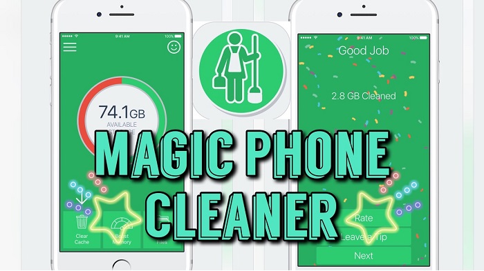 iPhone用クリーニングツール：Magic Phone Cleaner