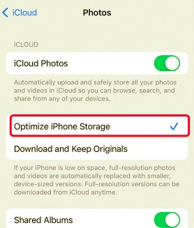 iOS (iPhone) で iCloud 写真にアクセスする