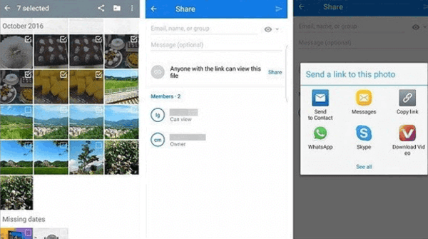 Dropbox を使用して Samsung から iPhone に写真を転送する