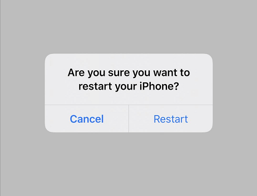 iPhoneをハードリブートしてiPhoneメッセージが消えるのを修正