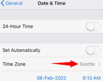 iPhoneカレンダーイベントが消えた日付と時刻を確認する