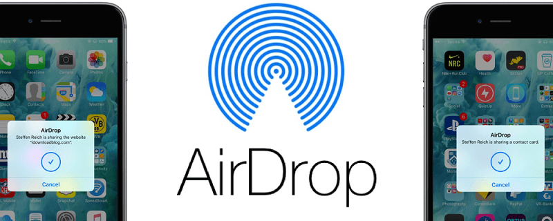 AirDropで着信音を共有する