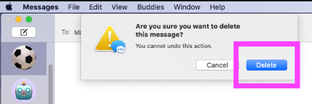Macを介してiPhoneで削除されたメッセージを完全に消去する