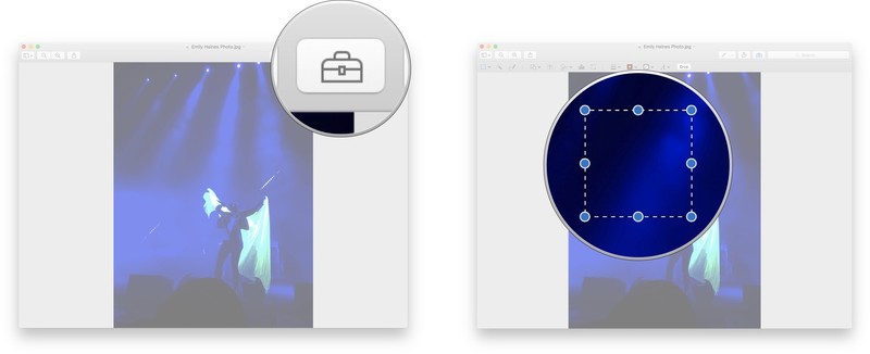 画像ツールバーをトリミングする方法