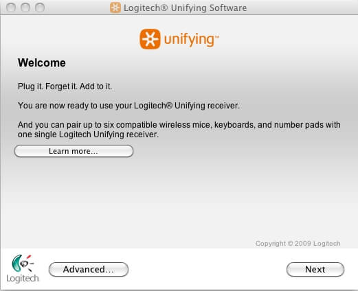 Mac上のlogicool Unifyingソフトウェアに関するユーザーガイド