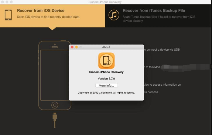 Cisdem iPhone Recovery for Mac を使用して WhatsApp をバックアップする