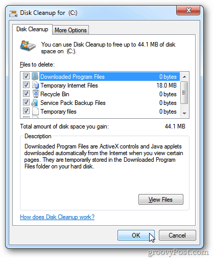 Windowsを復元するためのディスククリーンアップ古いWindows10