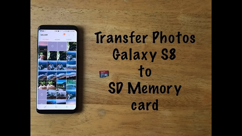 Galaxy S8でSDカードに写真を移動する方法