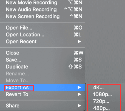 QuickTime Player を使用して MP4 ファイルを結合する