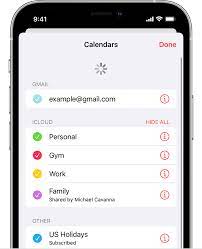 iPhoneのカレンダーを更新する方法