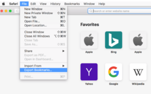 Safari ブックマークを iPhone から Windows for Mac のコンピュータに転送する方法