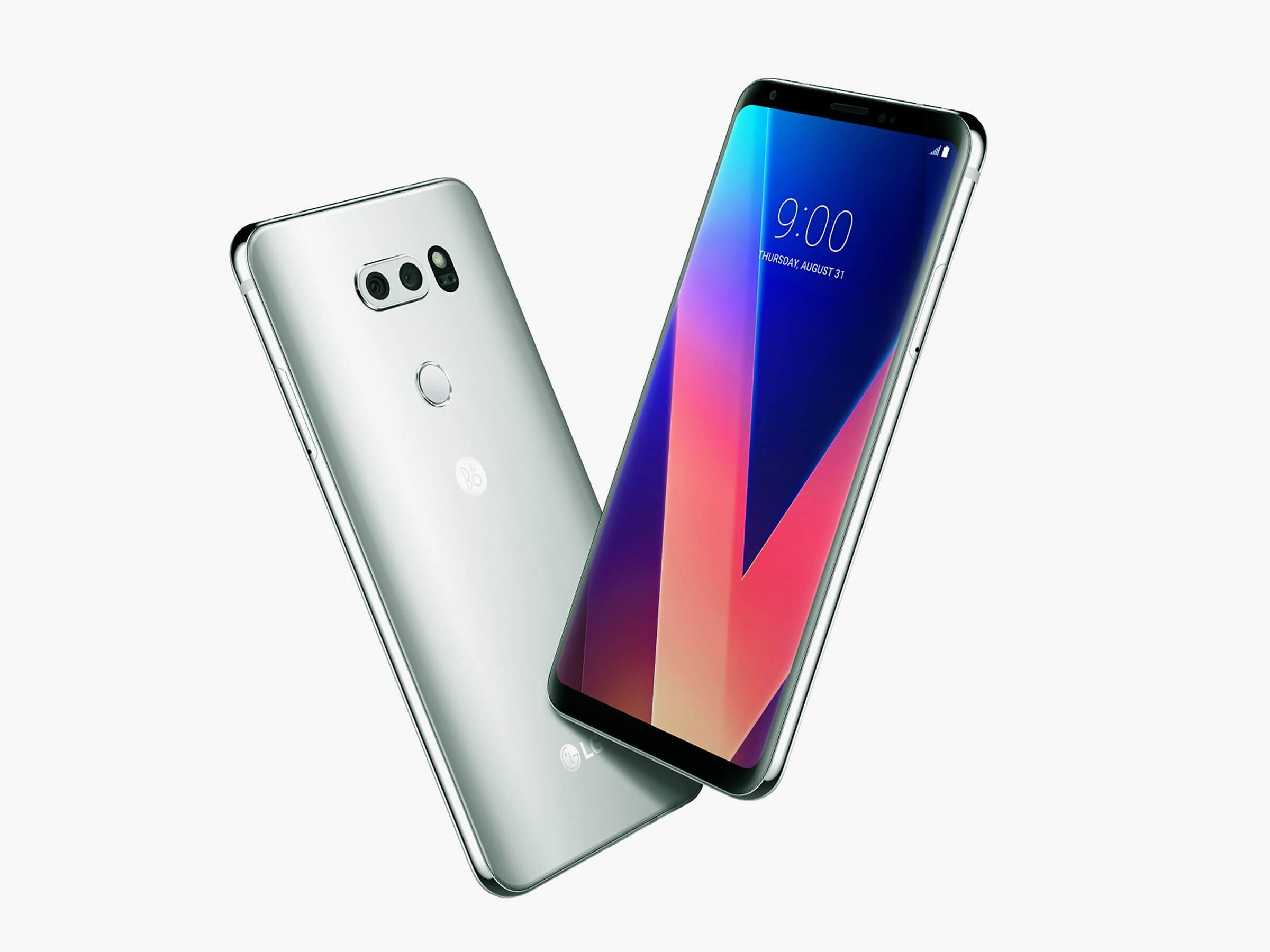 トップ10最高のAndroid携帯電話2018 Lg V30