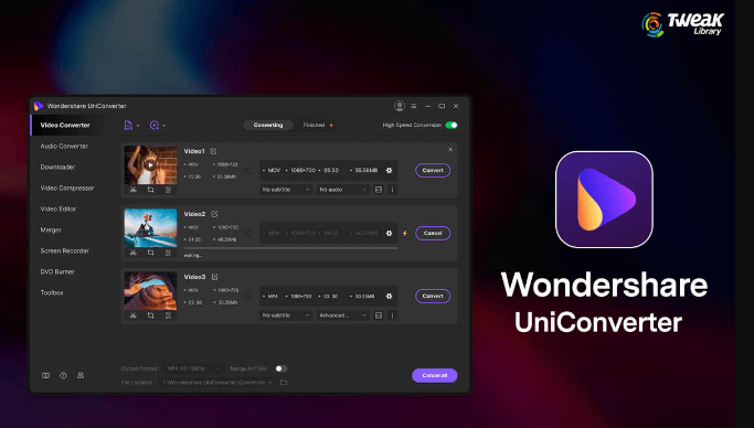 WonderShare ユニコンバーター