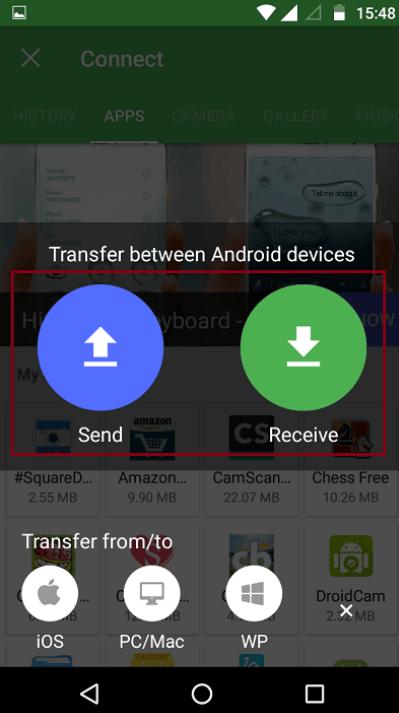 Xender を使用して Android から iPhone に動画を転送する方法
