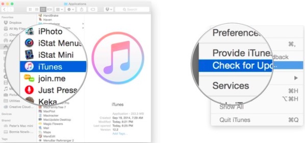 同期音楽用のiTunesをiPhoneにアップデート