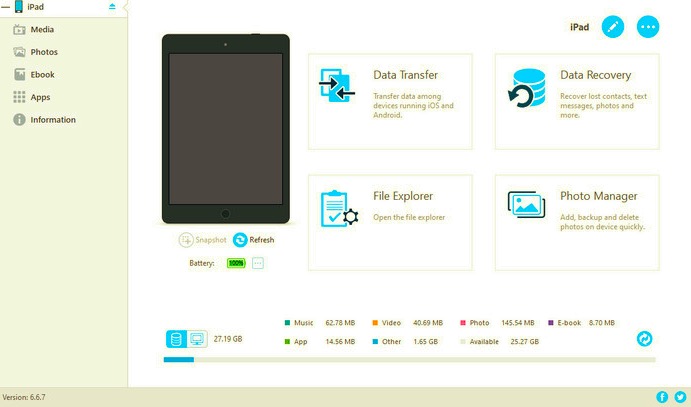 Syncios iPhoneTransferトップiOS転送ソフトウェアのXNUMXつ