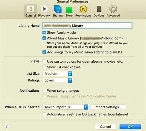 iCloudミュージックライブラリを介してiPodからMacに音楽を転送する