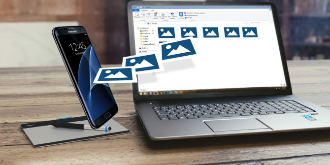 SamsungからPCに写真を転送する
