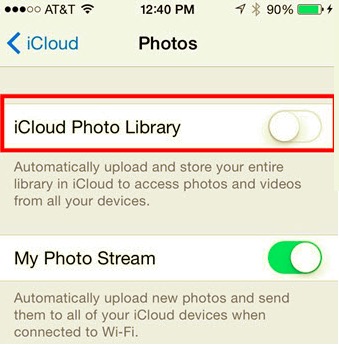 iCloudフォトライブラリを使用してiPhoneからハードドライブに写真を転送する