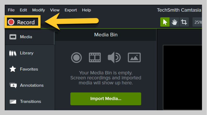 Camtasia を使用して DVR を使用せずにスペクトルを記録する